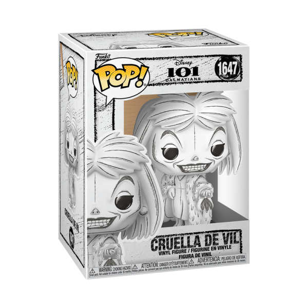 FUNKO POP! Vinyl Figur Disney Sketched 101 Dalmatians Cruella De Vil 1647